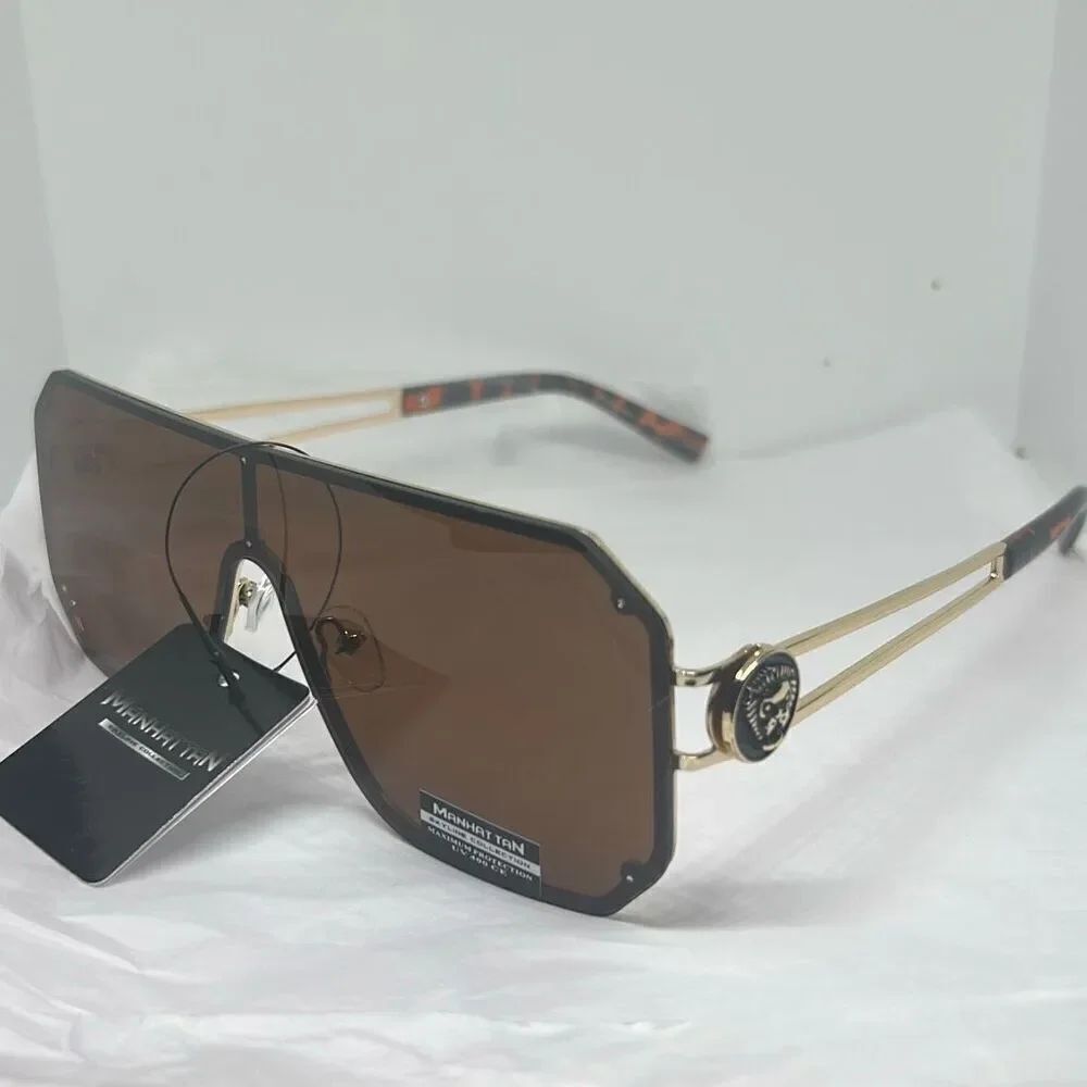 Manhattan Edge Shield Sunglasses – Oversized Fashion Statement